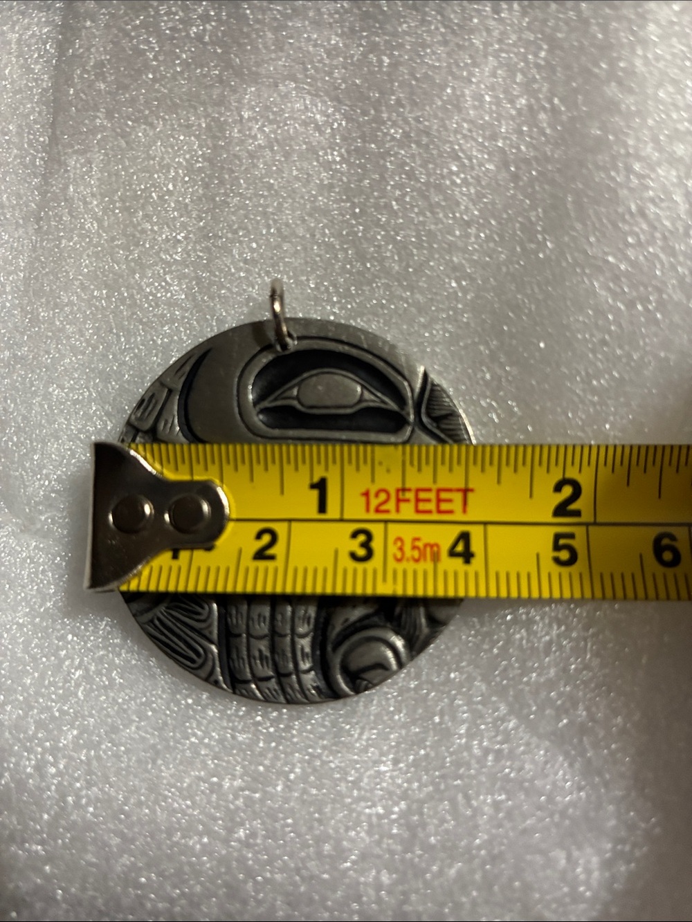 Frederick Pewter Canada Vintage Pendant Raven - Picture 3 of 4